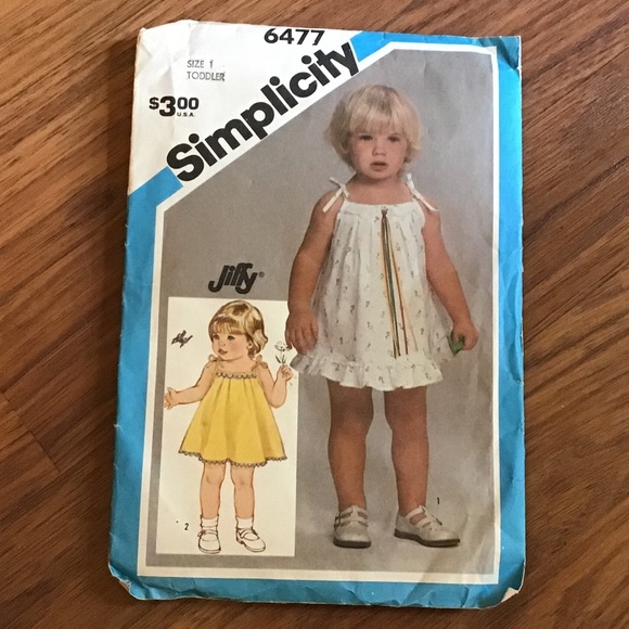 Toddler dress patterns. Vintage - Picture 4 of 5
